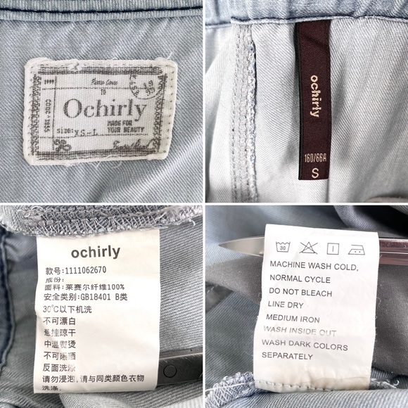 Ochirly Soft Denim Look Women’s Overalls - Picture 15 of 15